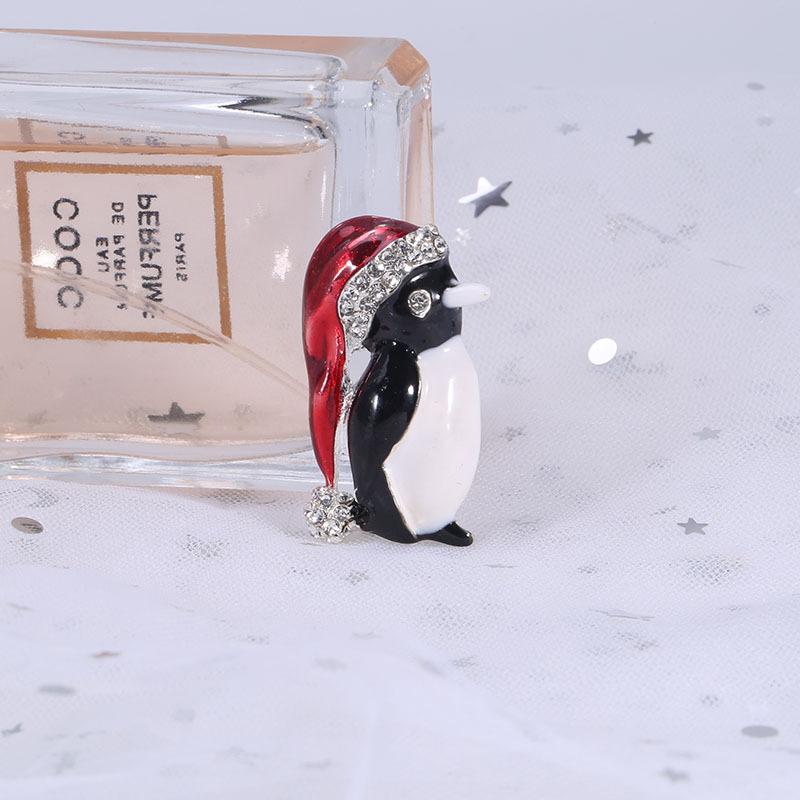 Christmas Penguin Brooch