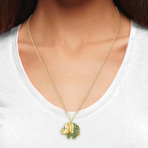 Golden Elephant Necklace