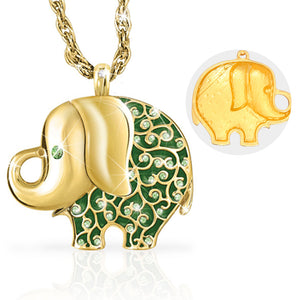 Golden Elephant Necklace