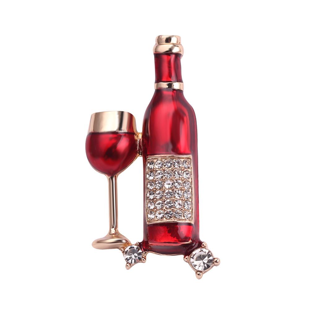 Wine Bottle Brooch