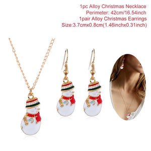 Christmas Ornaments Earrings & Necklaces