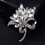 Flower Rhinestone Brooch