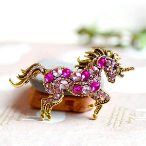 Exquisite  Unicorn Brooch