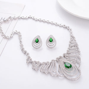 Bridal Set Twisted Necklace Set