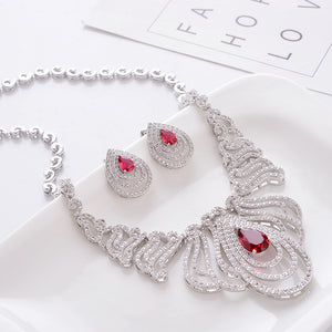 Bridal Set Twisted Necklace Set