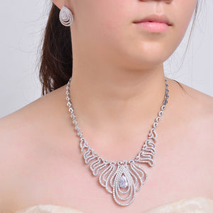 Bridal Set Twisted Necklace Set