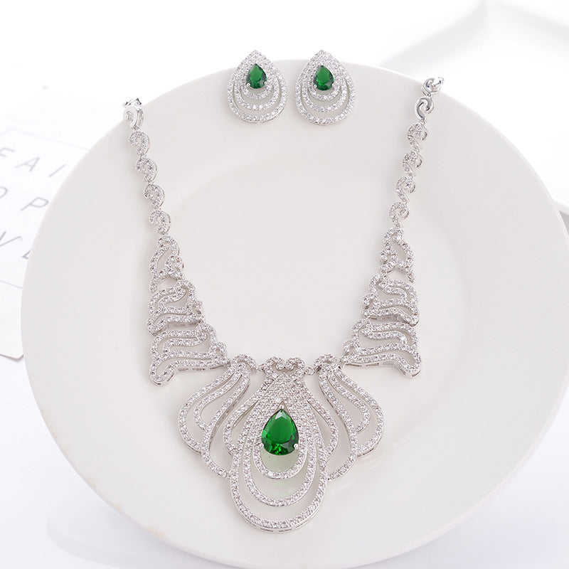 Bridal Set Twisted Necklace Set