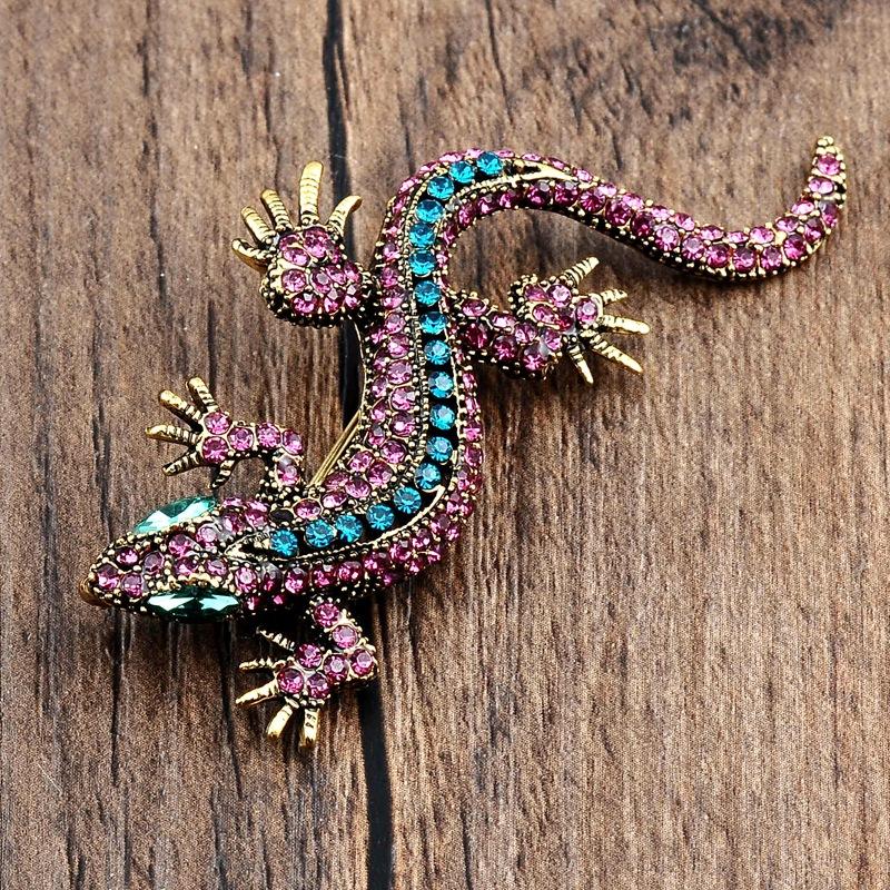 Stunning Lizard Brooch