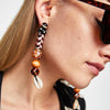 The Boho Healing Bead Earrings