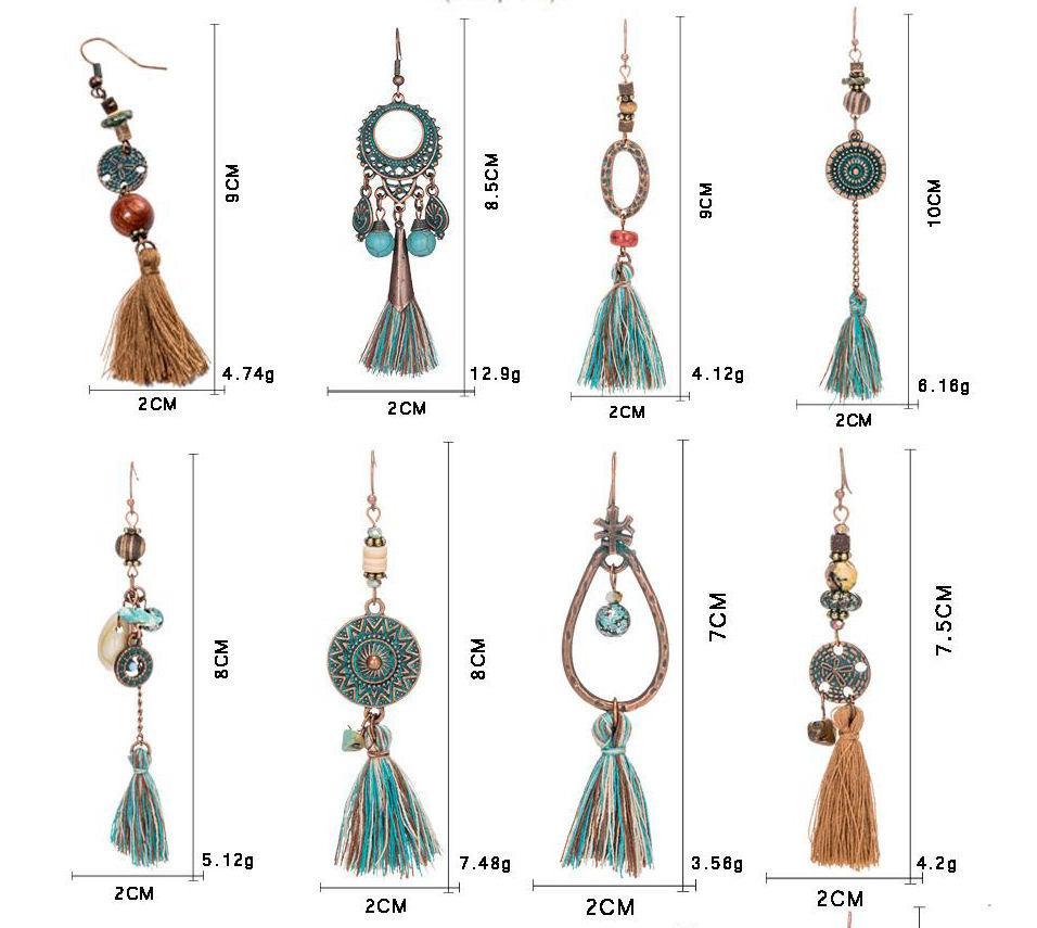 Dylan's  Boho Tassel  Earrings Collection