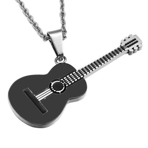 Acoustic Guitar String Ring Necklace