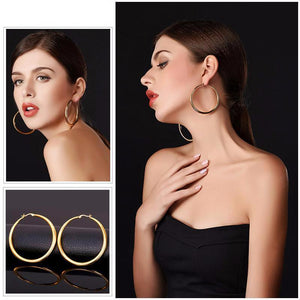 Big Hooped Earrings