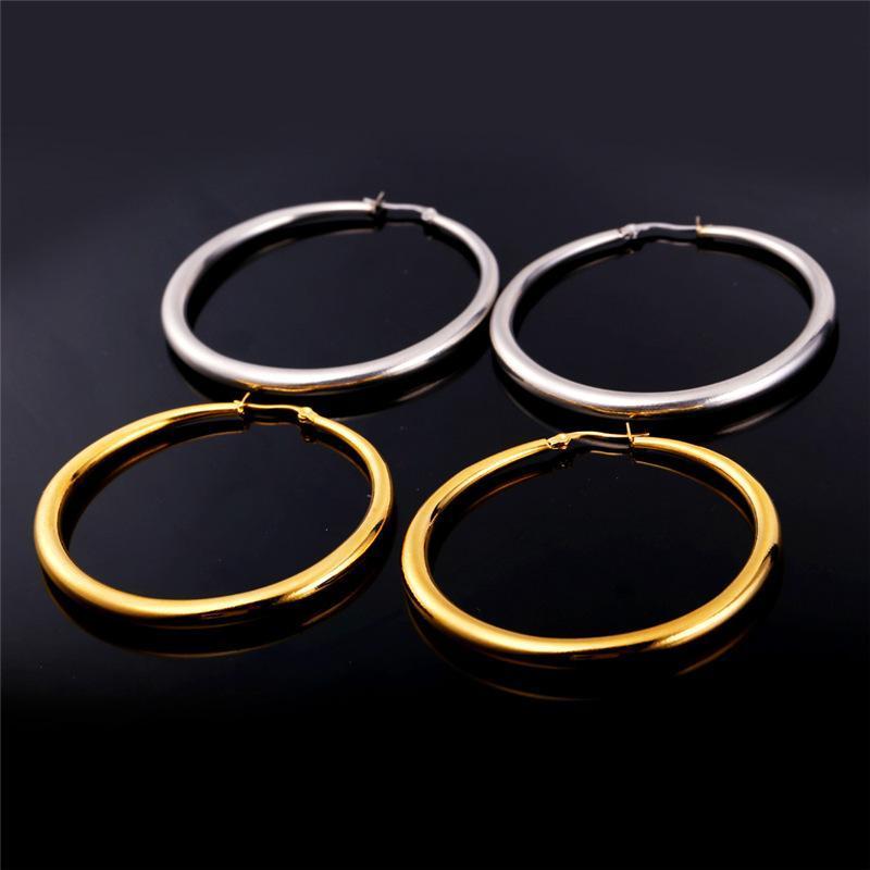 Big Hooped Earrings