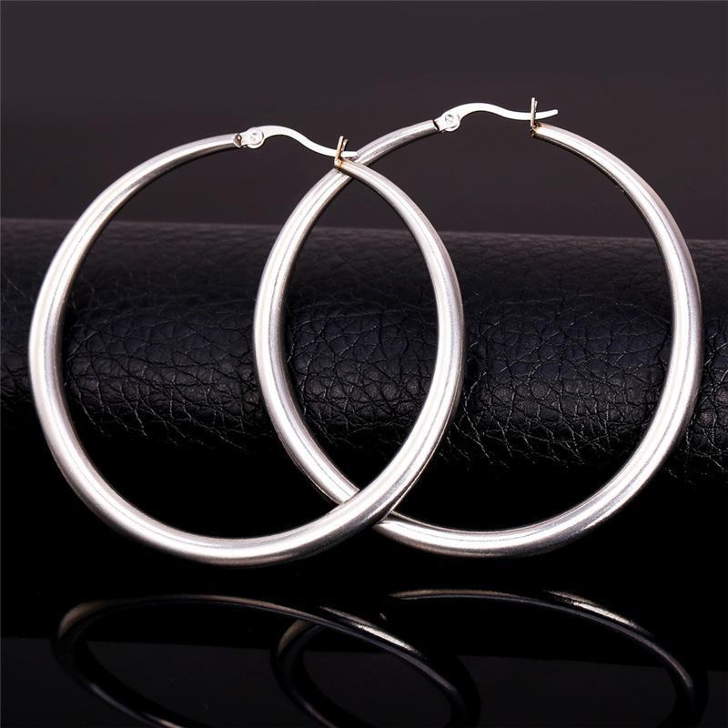Big Hooped Earrings