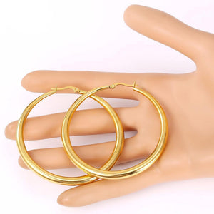 Big Hooped Earrings