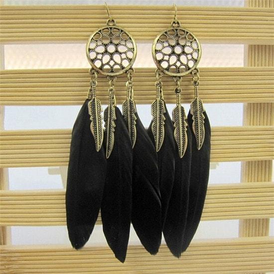 Feather Dreamcatcher Earring
