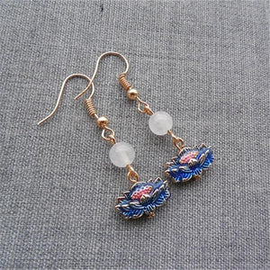 Elegant Flower  Dangle Earrings