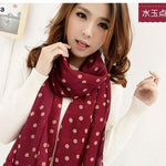 Leopard Print Chiffon Scarf