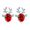 Crystal Reindeer Earrings