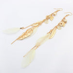 Dylan's Elegant  Feather Dangle Earring Collection