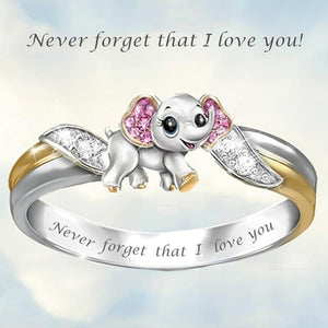 Never Forget I Love You Elephant Ring