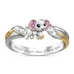 Never Forget I Love You Elephant Ring