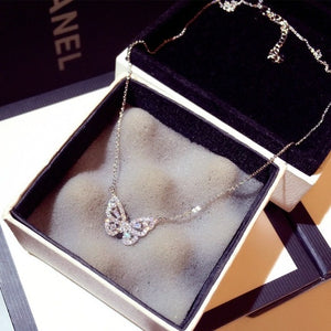 925 Sterling Silver Gypsy Butterfly Necklace