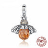 925 Sterling Silver Honey Bee Pendant