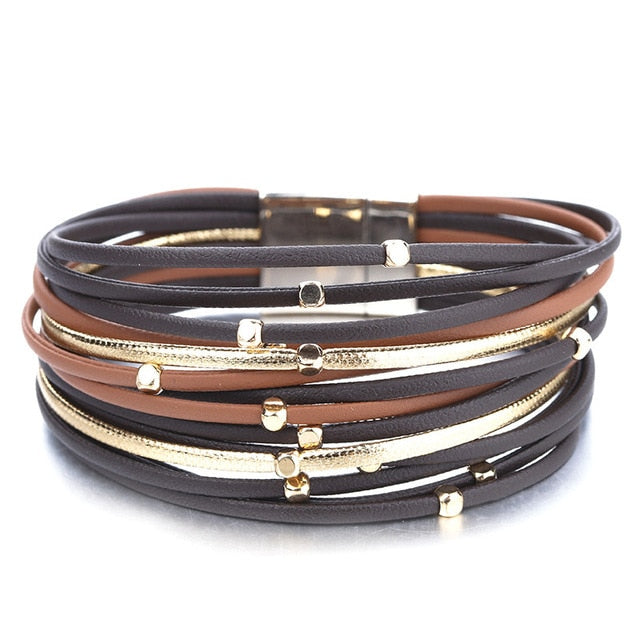 Multylayer Leather Bracelet