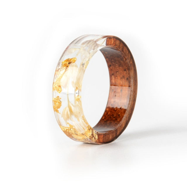 Handmade Wood Resin Ring