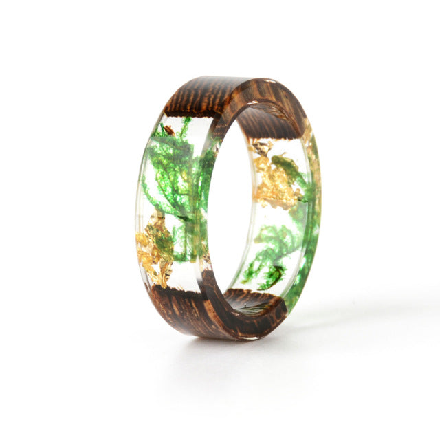 Handmade Wood Resin Ring