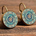 Handmade Mandala Art  Earrings