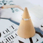 Hot 925 Sterling Silver Feather  Ring