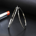 Amazing Rhinestone Hoop Earrings