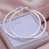 Elegant Fish Pattern Hoop Earrings 7,1cm