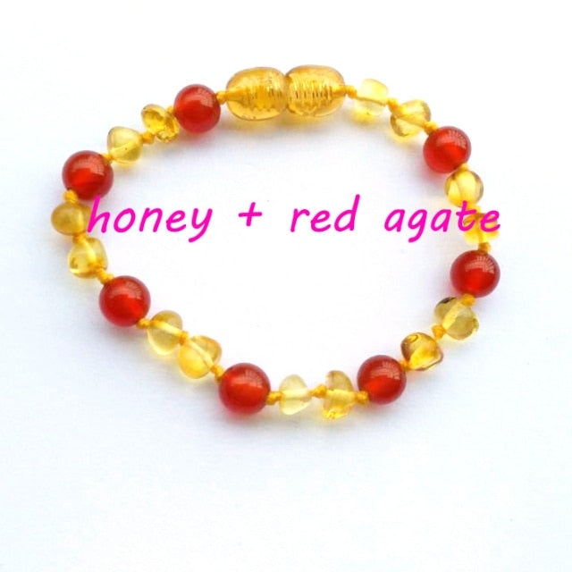 Handmade Genuine Amber Beads Bracelet