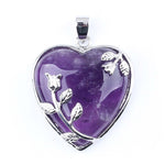 Natural Healing Amethyst Reiki Tree of Life Necklace