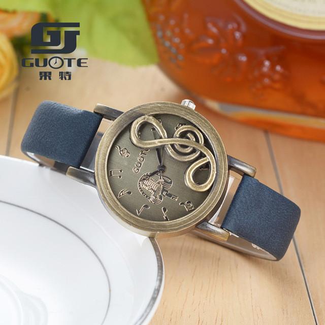 Musical Note Carving Watch