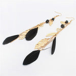 Dylan's Elegant  Feather Dangle Earring Collection