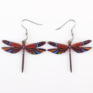 Dangle Dragonfly Earrings