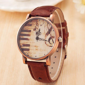 Piano Retro Musical Watch