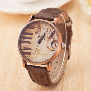 Piano Retro Musical Watch