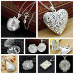 Silver Locket Necklace