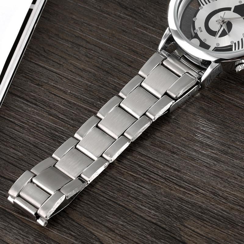 Music Note Stainless Steel Wristwatch