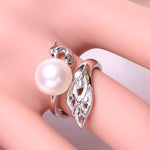 Bird Styled Pearl Ring