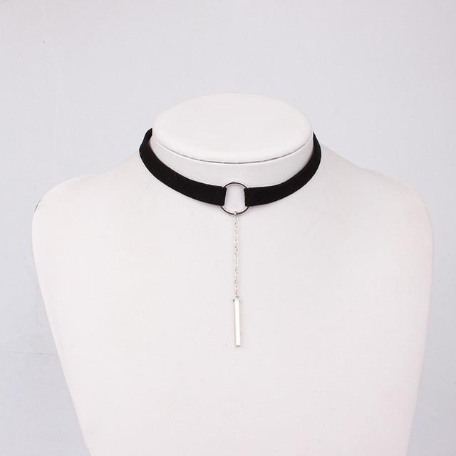 Leather Choker Necklace