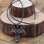 Viking Wolf Head Necklace Original