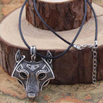 Viking Wolf Head Necklace Original