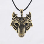 Viking Wolf Head Necklace Original