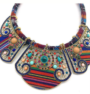 Boho Ethnic Tribal Necklace